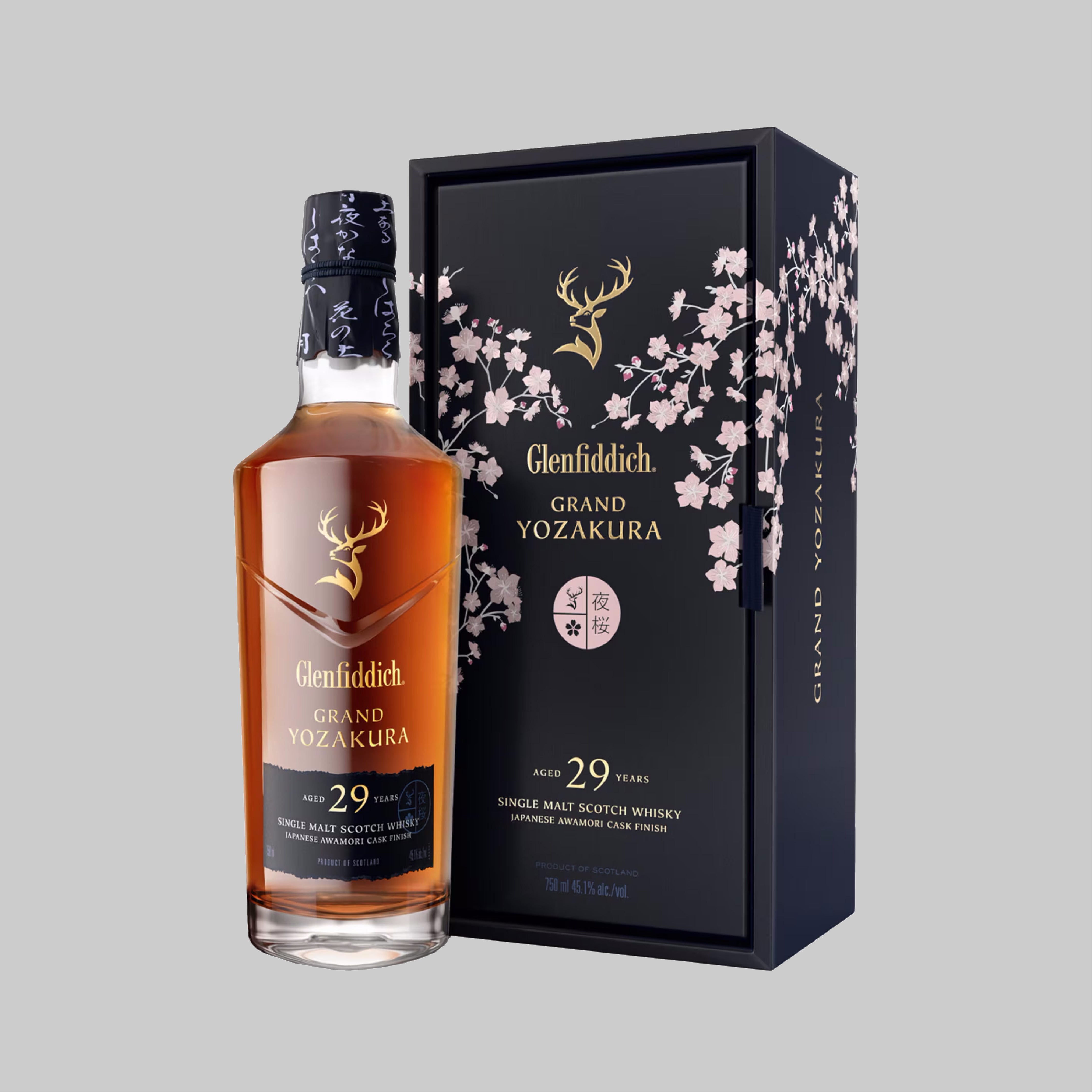 Glenfiddich 29 Years Grand Yozakura Single Malt Scotch Whisky 700ml 45.1% | TIME2DRINK